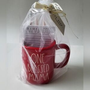Rae Dunn BLESSED MAMA mug set gift set